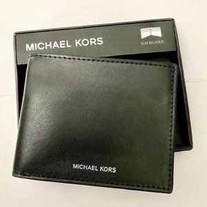 Michael Kors 'Warren' Men's Wallet - Black - NEW!
